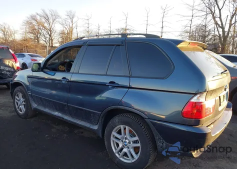 2005 BMW X5 3.0I z USA, uszkodzony, nr VIN 5UXFA13565LY16252